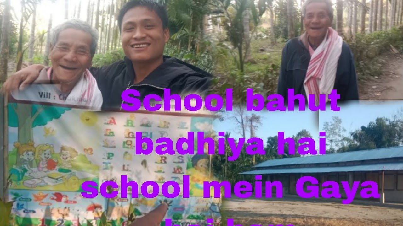 My school is wonderful, and I was so happy to run into my grandfather on the way!🎒👴💖