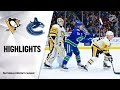 NHL Highlights | Penguins @ Canucks 12/21/19