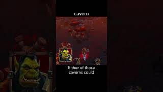 cavern — WarCraft 3 dialogue scene