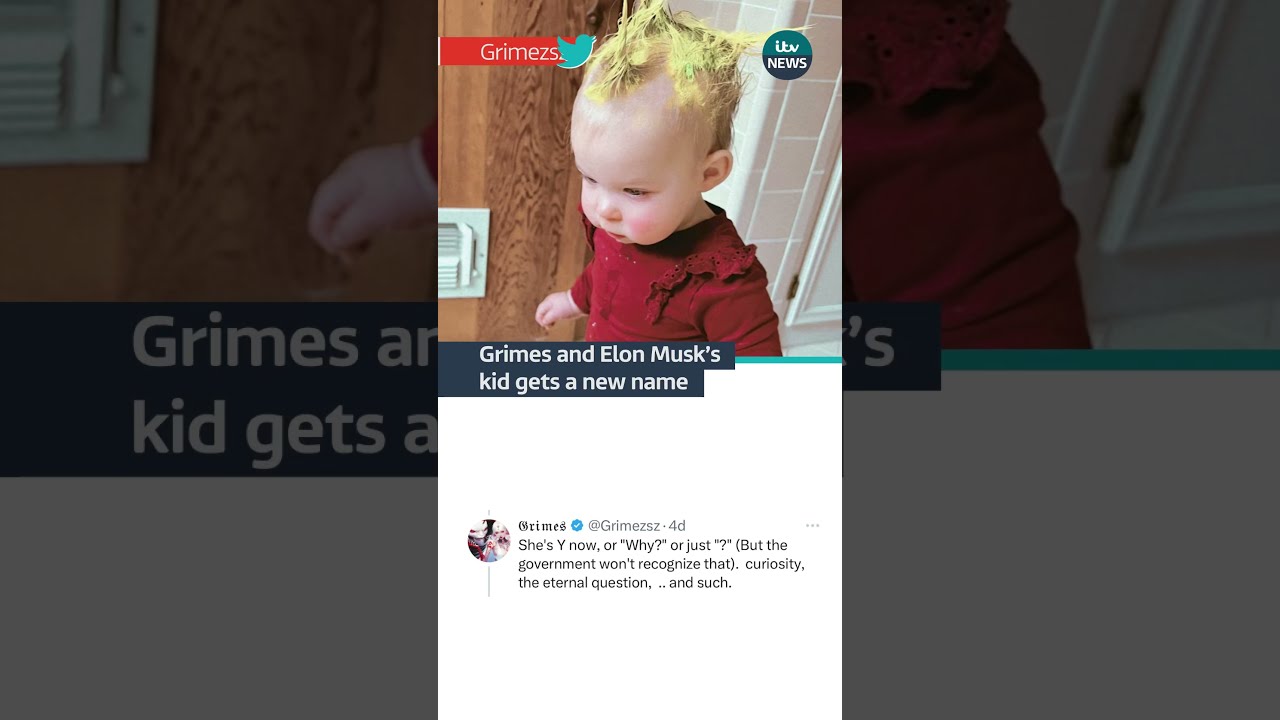 Grimes Has Renamed Her Daughter Y Itvnews Elonmusk Celebrity