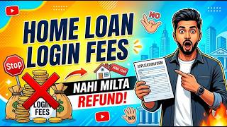 Home Loan Login Fees refund  nahi hoti