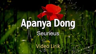 APANYA DONK - SEURIEUS BAND VIDIO LIRIK
