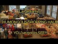 Large family WE ARE OUT OF FOOD!!!! HUMONGOUS SHOPPING HAUL.... YOU GOT TO SEE IT!!