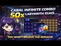 Cabal Mobile Infinite Combo 50x Labyrinth Dungeon 
