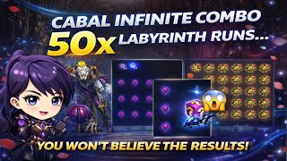 Cabal Mobile Infinite Combo – 50x Labyrinth Dungeon Drop Compilation!