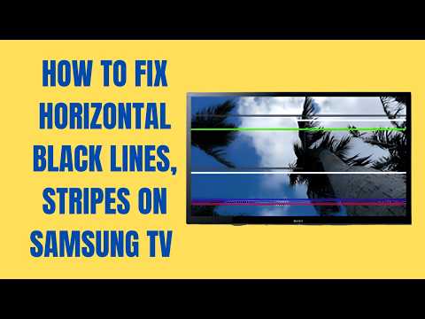 Samsung TV Screen Has Horizontal Lines? Don't Replace It Yet
