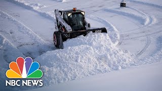 Millions across the U.S. brace for winter storms amid record-breaking temps