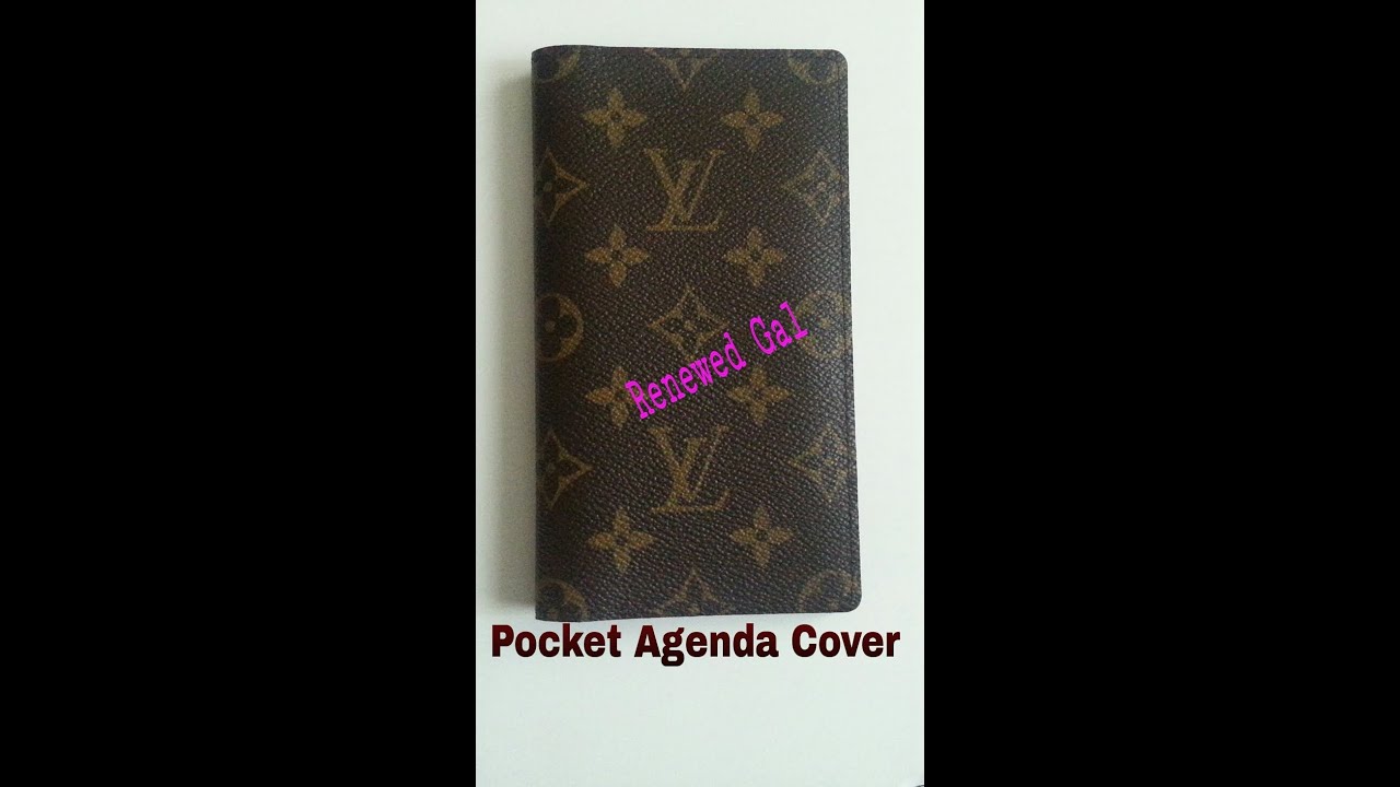 LV Pocket Agenda Cover as a wallet alternative - YouTube