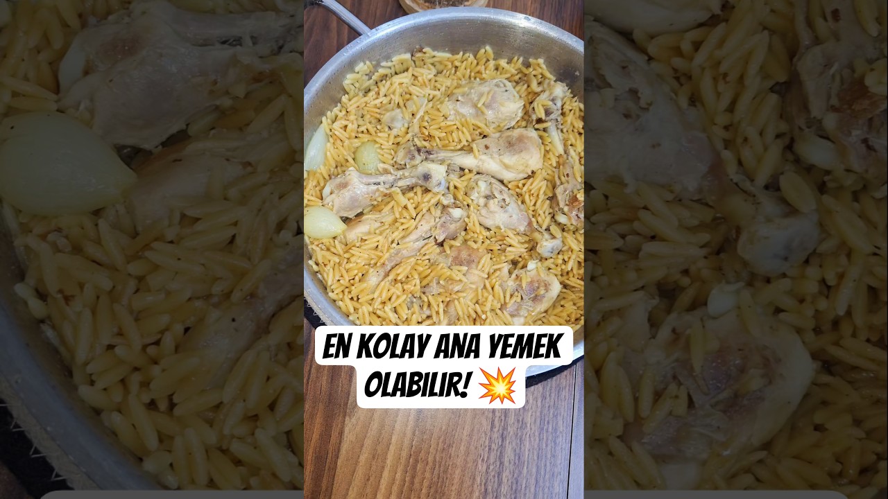 Tek Tencerede Tavuklu Şehriye Pilavı 🔥 Pratik ve Tam Kıvamında! #pratiktarifler #tarif #keşfet