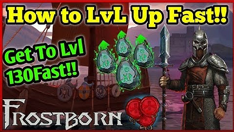 Full guide About Lvling and How to lvl up Fast!! | Frostborn: Action RPG "Frostborn Guides" #3