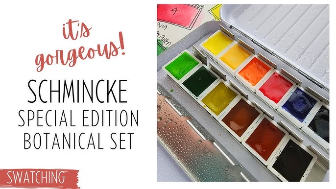 DOODLEWASH REVIEW: Schmincke 2017 Custom Set & New Colors - Doodlewash®