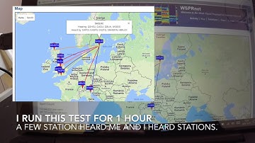 WSPR with Whizz Loop indoor test (Wonderloop Antenna)