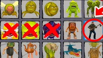 Nextbots in playground mod unlocked all free new characters tung tung sahur chasing nextbots