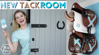 New Tack Room Transformation! Stable Renovation Series! AD | This Esme