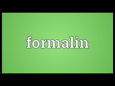 Formalin Meaning