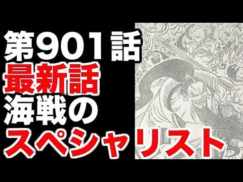 ワンピース 第901話 最新話 ネタバレ 海戦のスペシャリスト 展開予想 Youtube