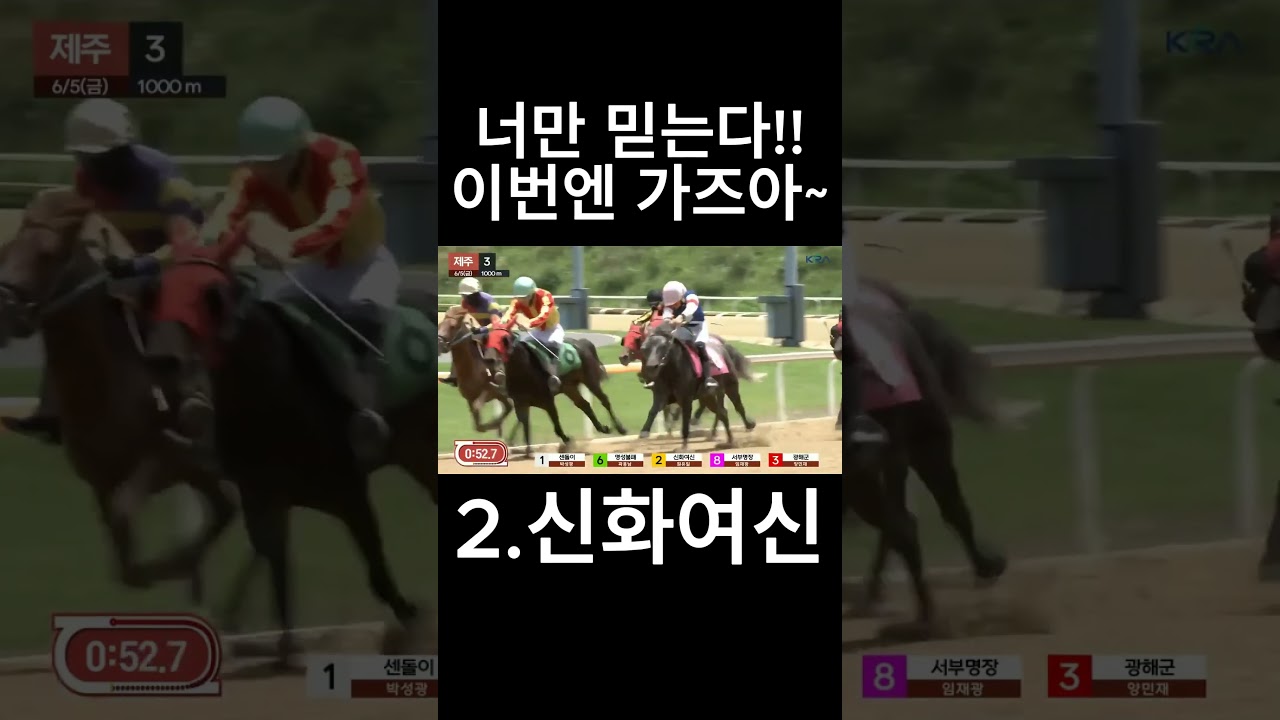 너만믿는다  가즈아~  #경마  #경마예상  #경마방송  #경마예상방송  #서울경마  #금요경마  #토요경마  #일요경마 #경마장