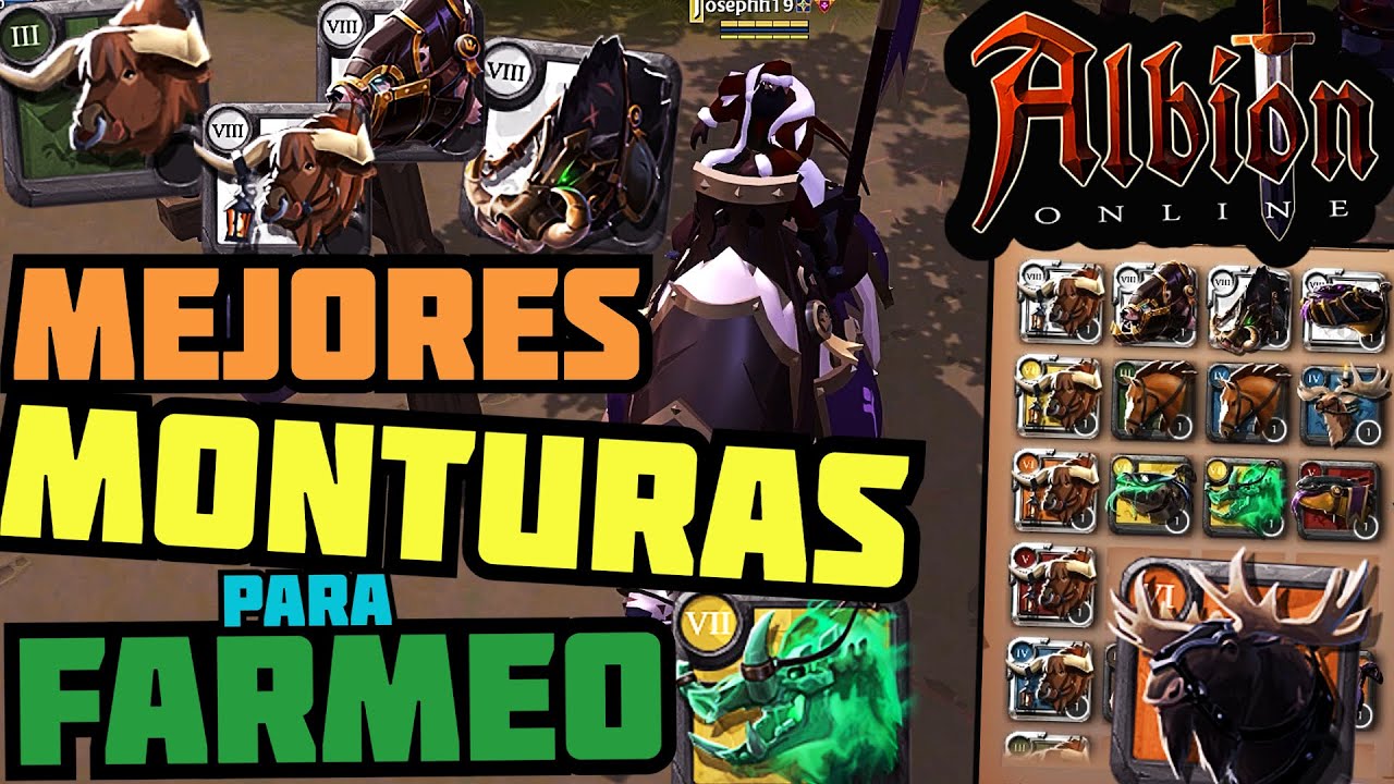 ¿Qué Montura Debo Usar para Farmear? | Guía de Monturas de Farmeo |