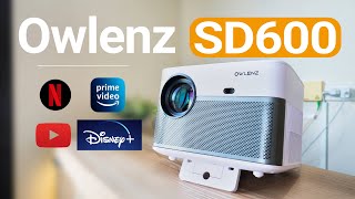 โปรเจคเตอร์สเปคจัดเต็ม Owlenz SD600 โคตรชัดจอใหญ่ 200 นิ้ว เสียงดีเกินราคา