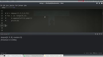 Python Tutorial: Deque