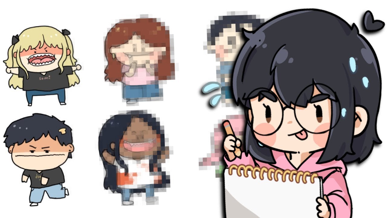 i drew offlinetv as labubus