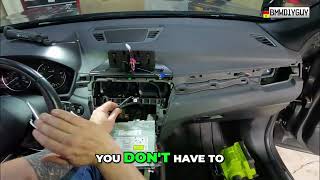 Car Head Unit Hack: Maximize Space &amp; Tidy Cables! #shorts