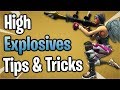 Fortnite: High Explosives Tips &amp; Tricks! ( Intermediate &amp; Advanced! )