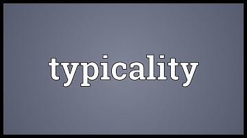 Typicality Meaning