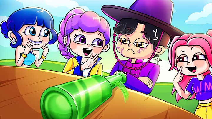 JINU Plays SPIN The BOTTLE With HUNTRIX?! Kpop Demon Hunters Animation