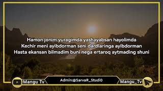 UZmir va Mira - Ayibdorman (Lyrics Text) Telegram kanalimizdan yuklab oling T.me/Mangu_Tv