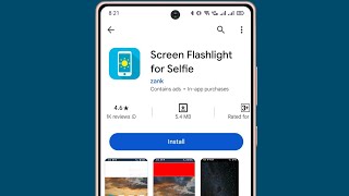 Screen Flashlight For Selfie App Kaise Use Kare || How To Use Screen Flashlight For Selfie App screenshot 2