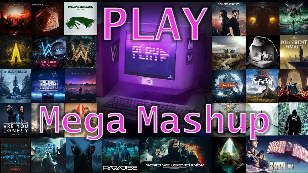 Alan Walker, K-391, Tungevaag, Mangoo - PLAY (MEGA MASHUP) by T10YOB MASHUPS