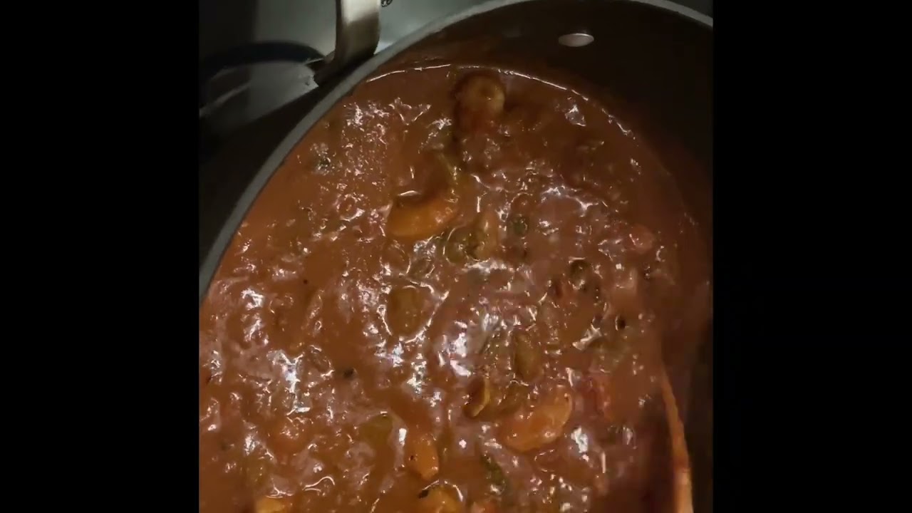 Fridge clean out Soup!! Shrimp Veggie Mexican Gumbo