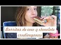 BARRITAS DE COCO Y CHOCOLATE | CRUDIVEGANAS Y SALUDABLES