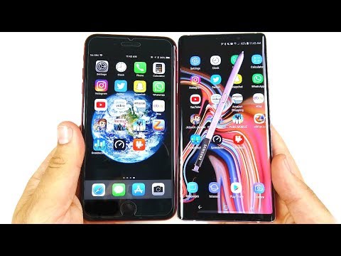 iPhone 8 Plus vs Galaxy Note 9 Speed Test 