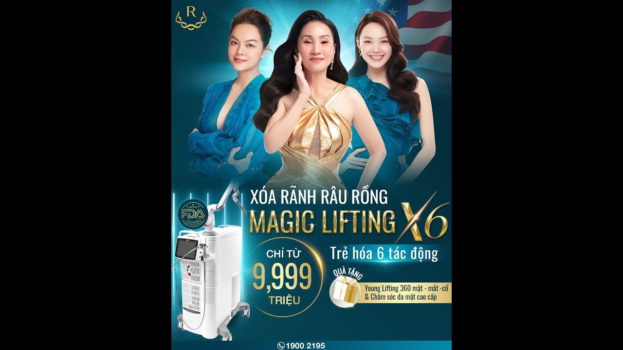 MAGIC LIFTING X6 - CÔNG NGHỆ XÓA RÃNH RÂU RỒNG, TRẺ HÓA 6 TÁC ĐỘNG ...