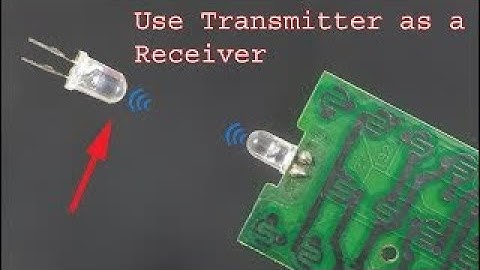 How to use a Transmitter Led Sensor as a Receiver sensor