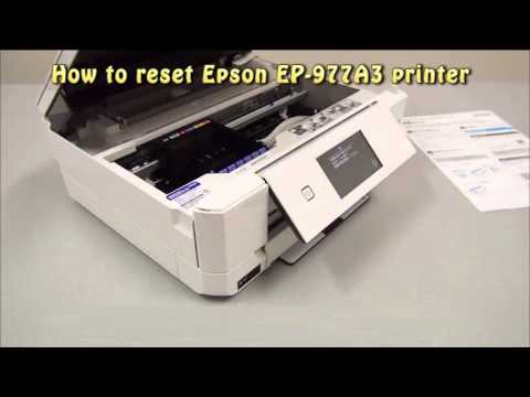 video Reset Epson EP 977A3 Waste Ink Pad Counter