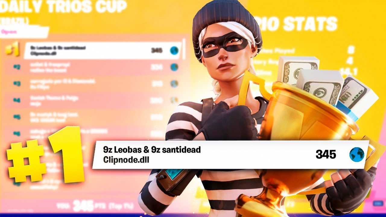TOP 1 DAILY CUP TRIOS ft Santidead y Leobas ($1,200 💰)