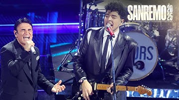 Thumbnail of Sanremo 2025 - The Kolors con Sal Da Vinci cantano “Rossetto e caffè”
