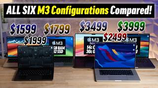 M3 vs M3 Pro vs M3 Max - FINAL Performance Comparison!