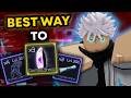 THE BEST WAY TO FARM DOMAIN SHARDS SOLO | Jujutsu Infinite