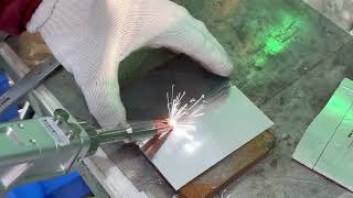 Aluminum welding 2 mm 850 W Сварка алюминия 2 мм 850 Вт встык