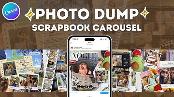 *Easy* Photo Dump Scrapbook Carousel in 7 Minutes | Sumincreates