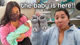 THE BABY IS HERE!! flying home from japan + making baby gifts!!