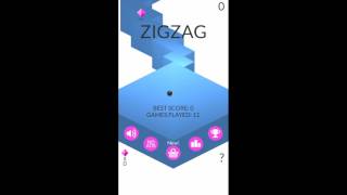 Playing Zigzag game on Samsung for the first screenshot 2