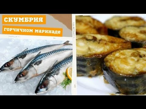 Нежнейшая СКУМБРИЯ в ДУХОВКЕ! Все ВОСТОРГЕ! Скумбрия в горчичном соусе.