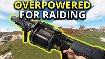 The GRENADE LAUNCHER Is OVERPOWERED FOR RAIDING - Rust Solo Survival