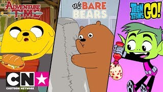 Adventure Time + We Bare Bears + Teen Titans Go | Essen machen