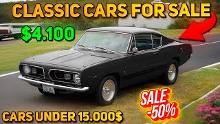 20 Fantastic Classic Cars Under $15,000 Available on Craigslist Marketplace! Only Great Cars!